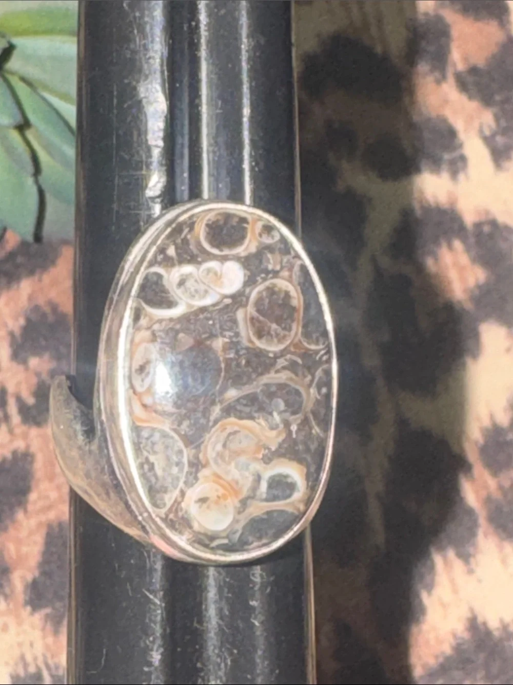 Turitella Jasper Silver Ring